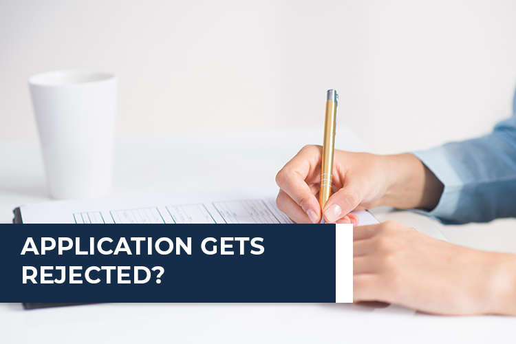 SBA loan application rejected